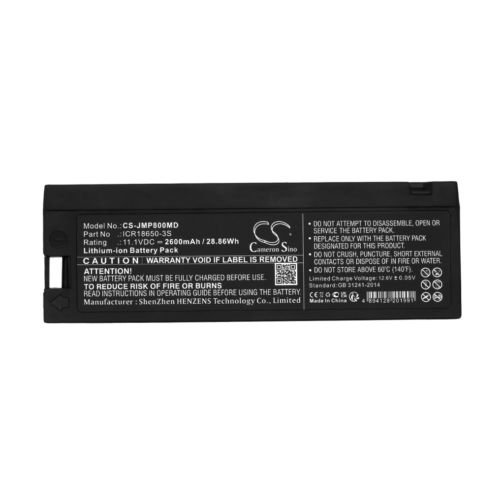 Batterie Sostituisce ICR18650-3S