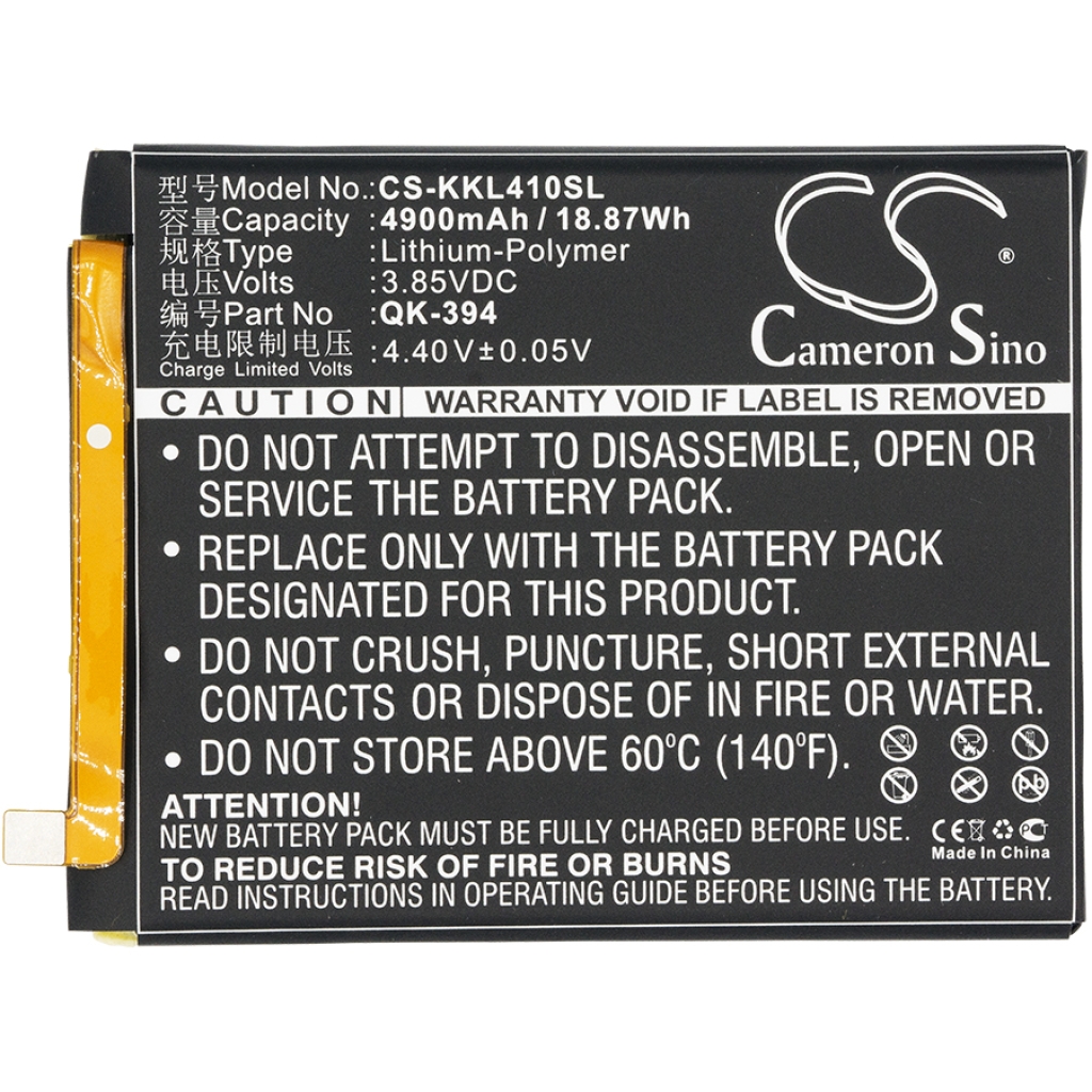 Batteria del telefono cellulare Qiku 1505-A01 (CS-KKL410SL)