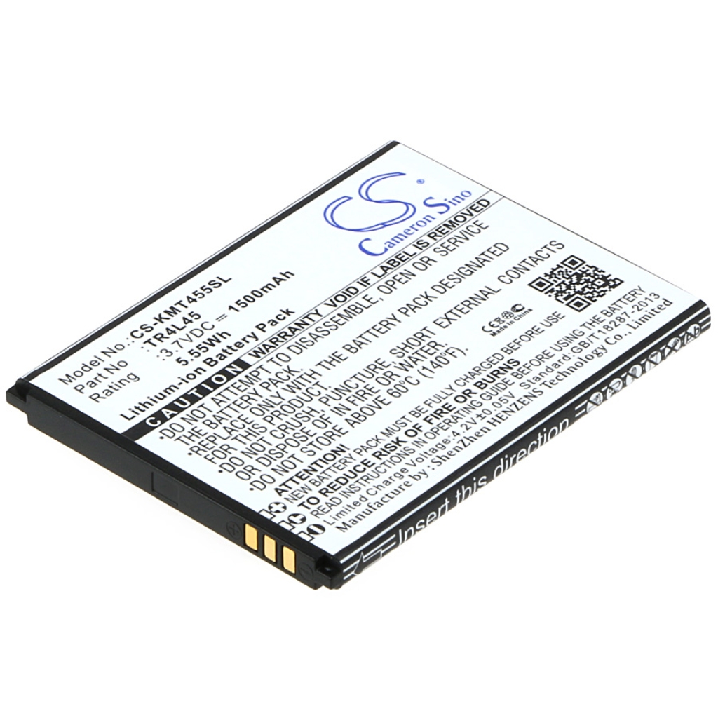 Batteria del telefono cellulare Kazam Trooper 445L (CS-KMT455SL)