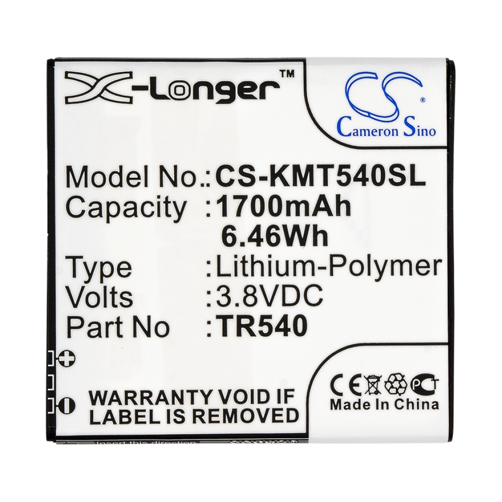 Batterie Sostituisce TR540-HSHCJ0002088