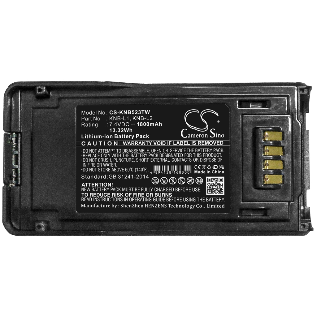 Two-Way Radio Battery Kenwood CS-KNB523TW