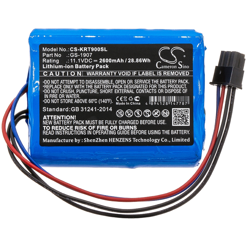 Sostituzione della batteria compatibile per Kronos GS-1907