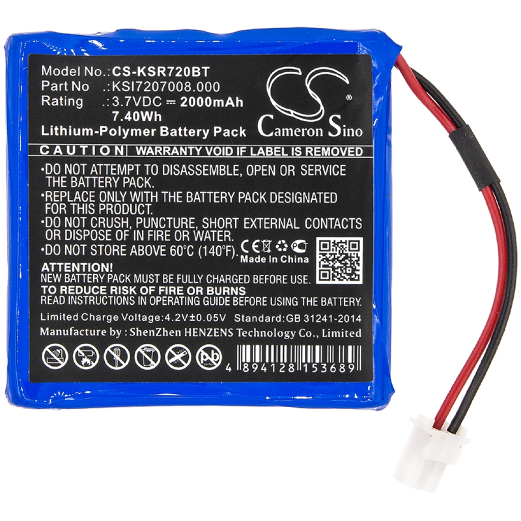 Battery Replaces KSI7207008.000