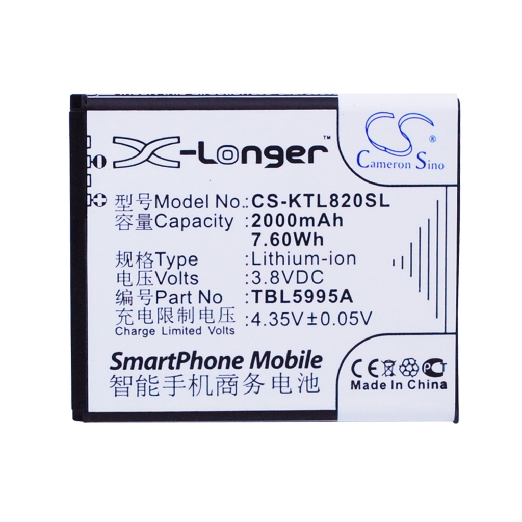 Batteria del telefono cellulare K-Touch L820c (CS-KTL820SL)