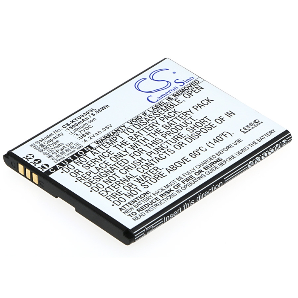 Batteria del telefono cellulare K-Touch U83t (CS-KTU830SL)