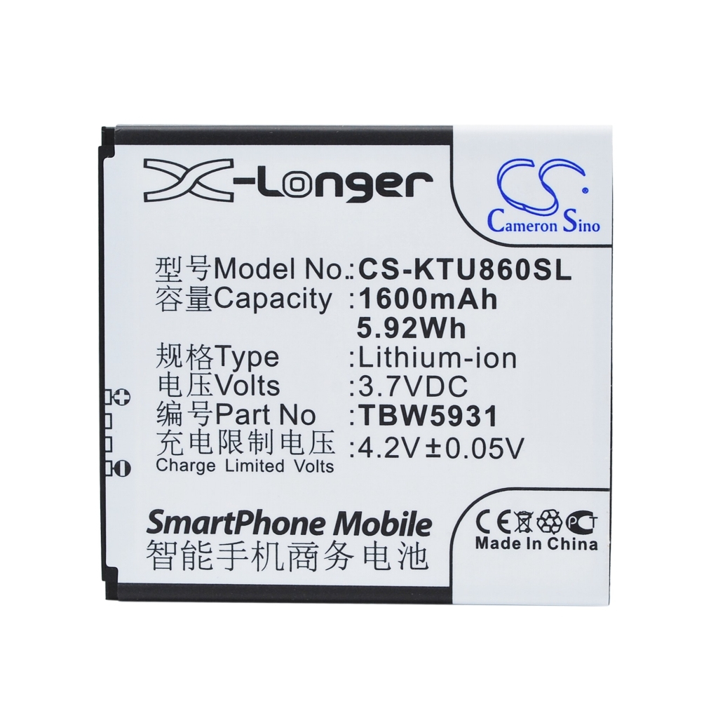 Batteria del telefono cellulare K-Touch E616