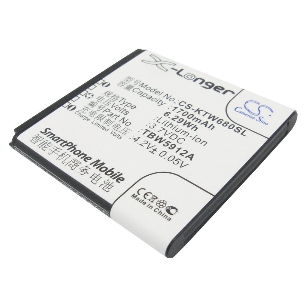 Sostituzione della batteria compatibile per K-Touch TBW5912A