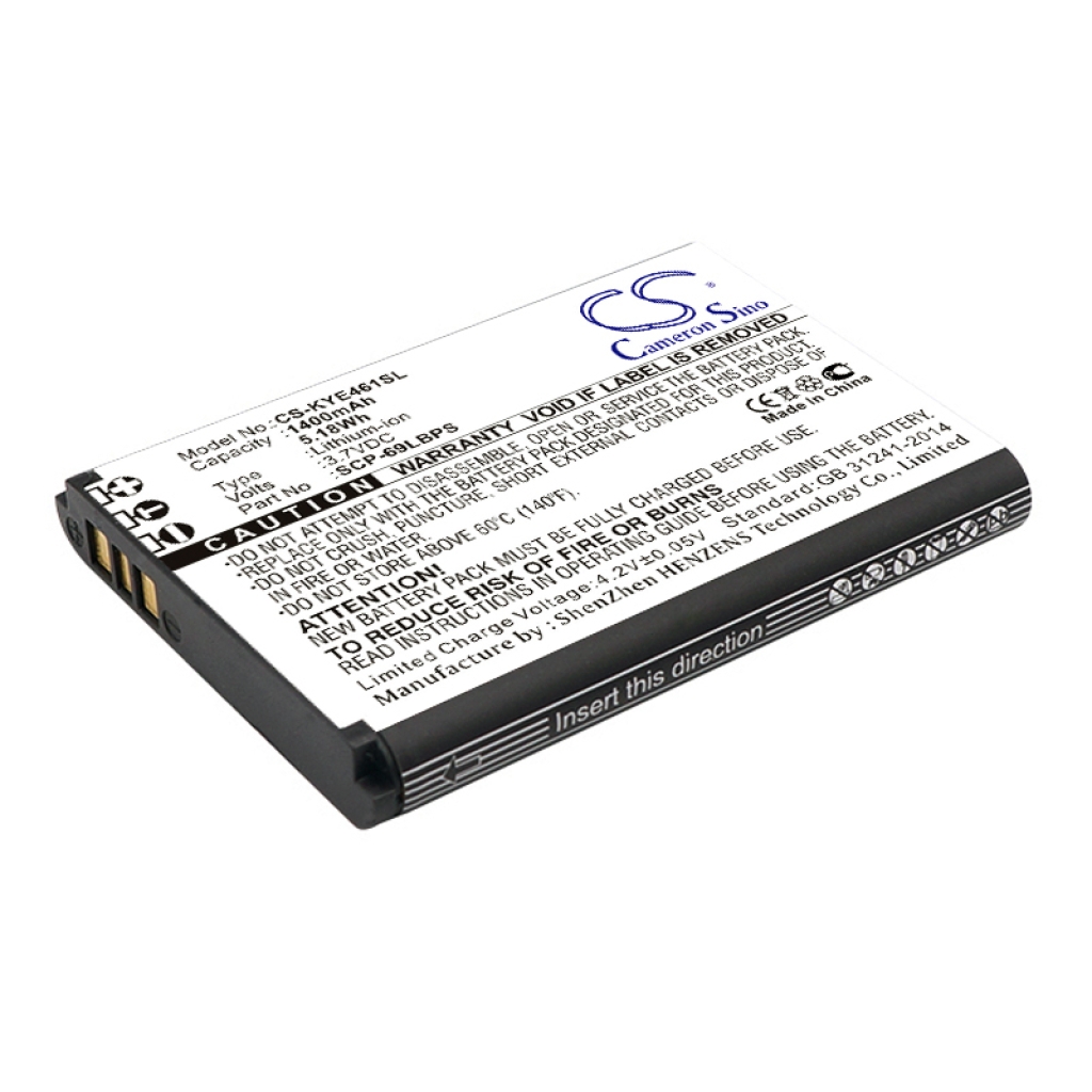 Batteria del telefono cellulare Kyocera DuraXV LTE (CS-KYE461SL)