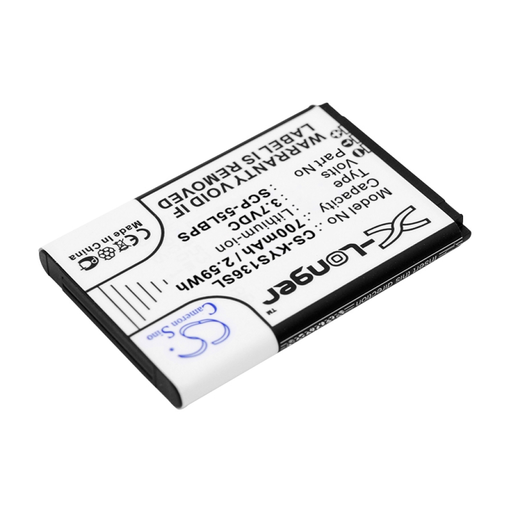 Batteria del telefono cellulare Kyocera Rally S1370 (CS-KYS136SL)