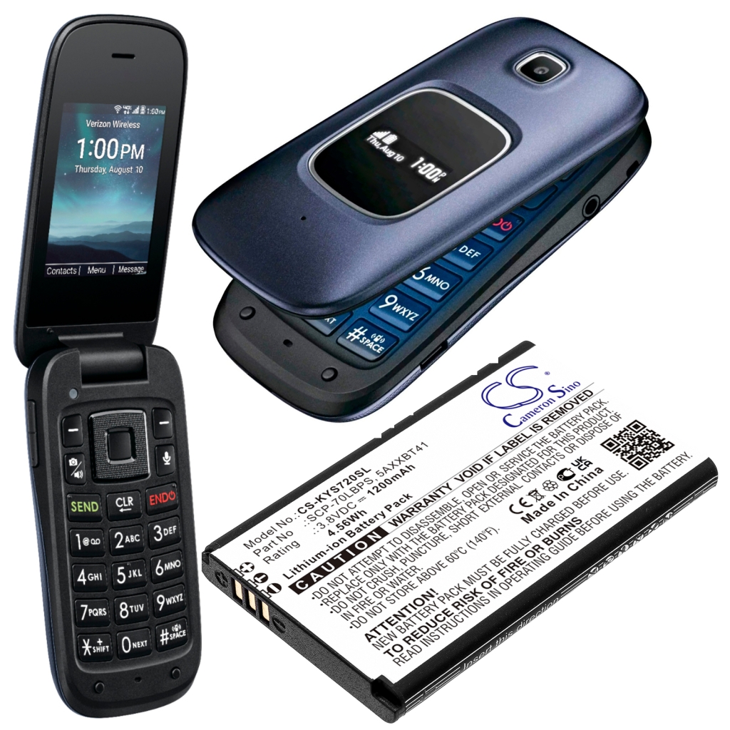 Batteria del telefono cellulare Kyocera S2720 (CS-KYS720SL)