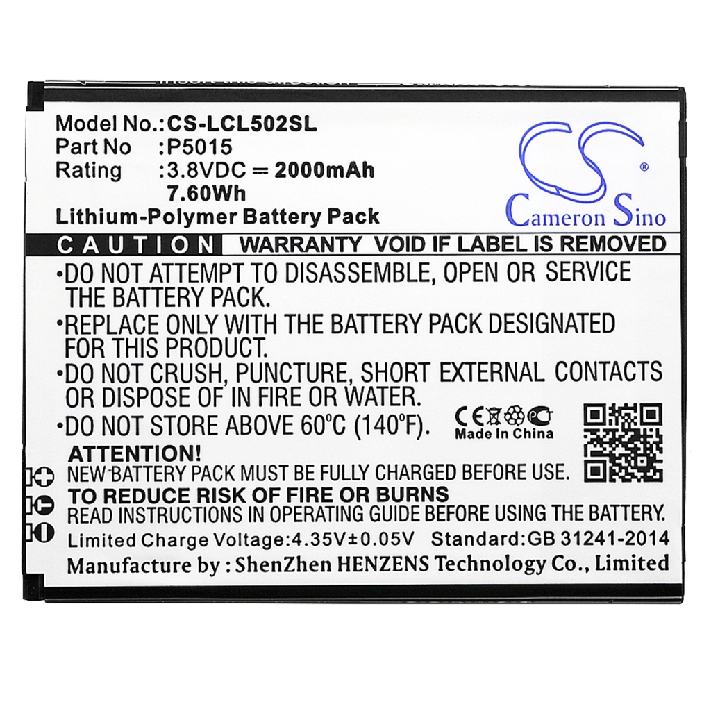 Batterie Sostituisce P5015