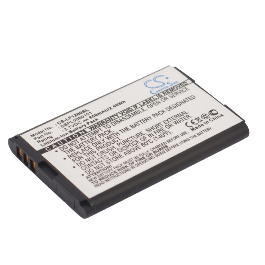 Batteria del telefono cellulare LG CS-LF1200SL