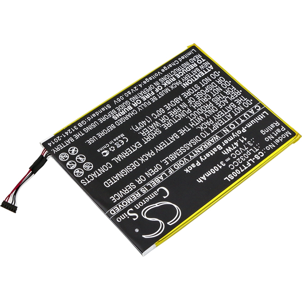 Tablet Battery Alcatel CS-LFT700SL