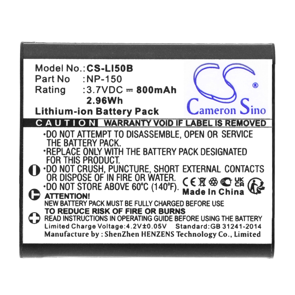 Batterie Sostituisce NP-10