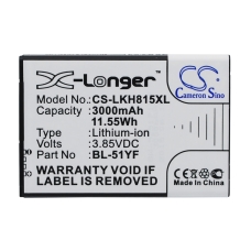 Sostituzione della batteria compatibile per LG  EAC62858501, BL-51YH, BL-51YF