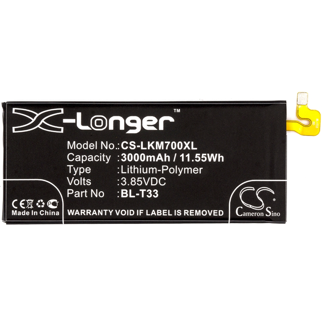 Batteria del telefono cellulare LG M700DSK (CS-LKM700XL)