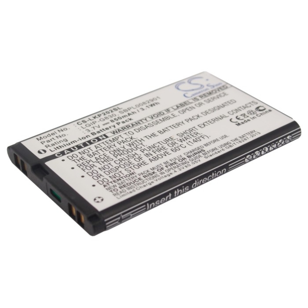 Batteria del telefono cellulare LG KP202