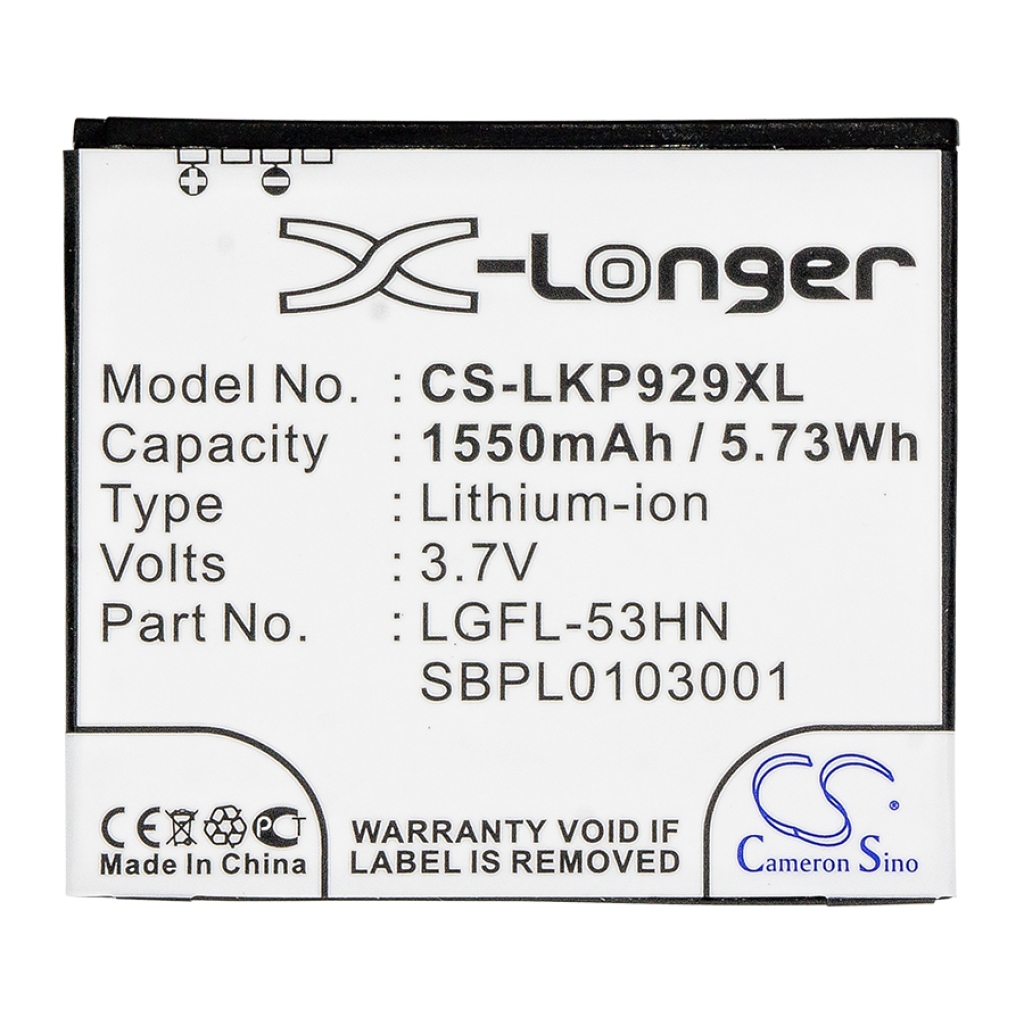 Batterie Sostituisce SBPL0103001