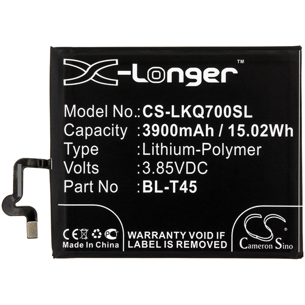 Batteria del telefono cellulare LG K50s LM-X540HM (CS-LKQ700SL)