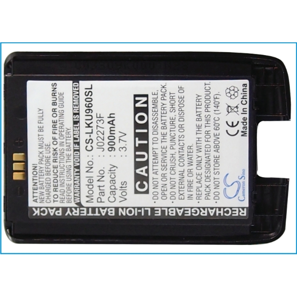 Mobile Phone Battery LG CS-LKU960SL