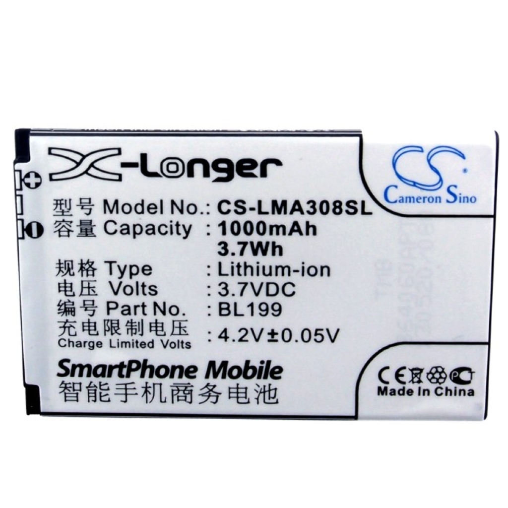 Batteria del telefono cellulare Lenovo MA309