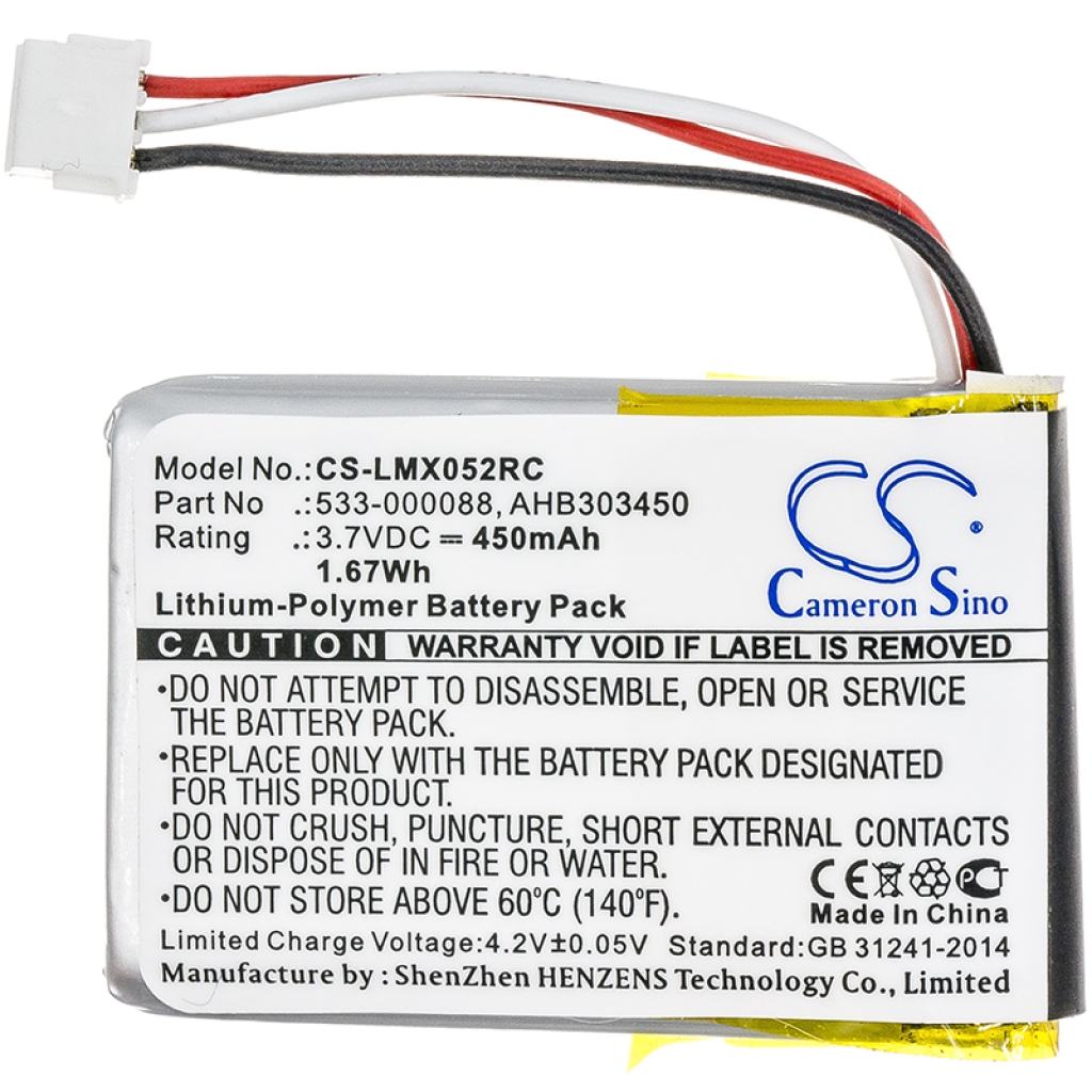 Battery Replaces 533-000170