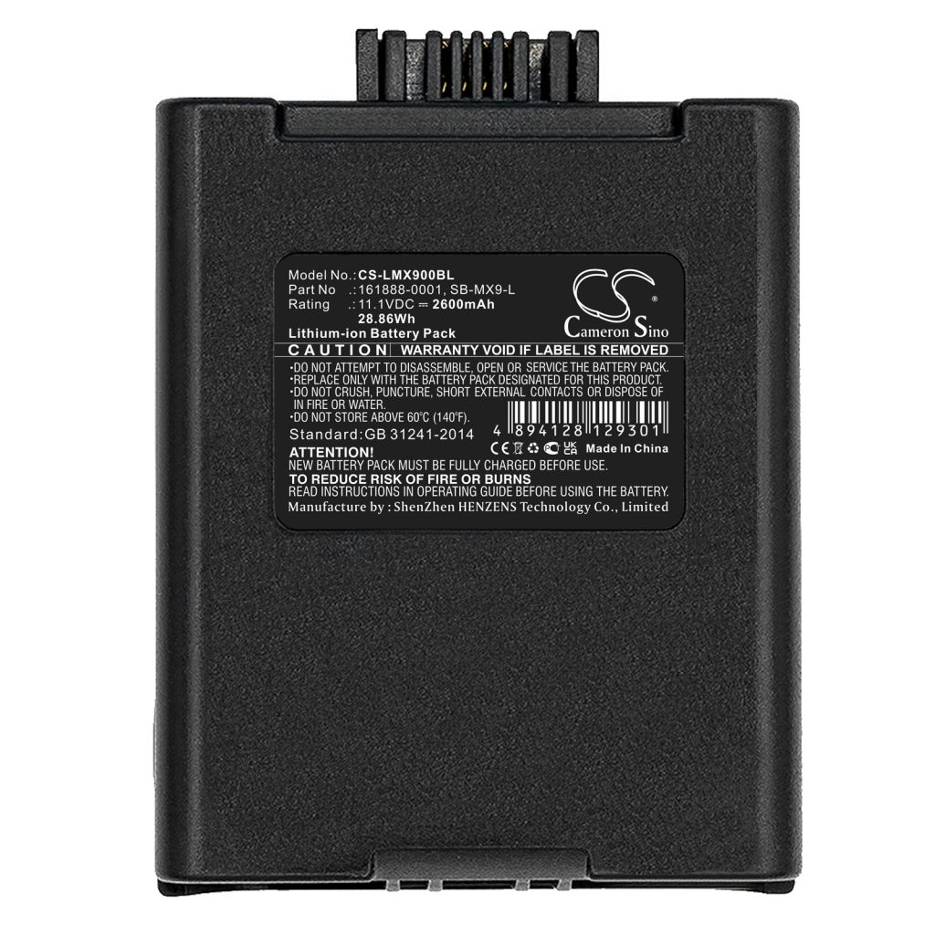 Codice a barre, batteria dello scanner LXE MX9AB4M0K1FCBDA0S0RTUSW600