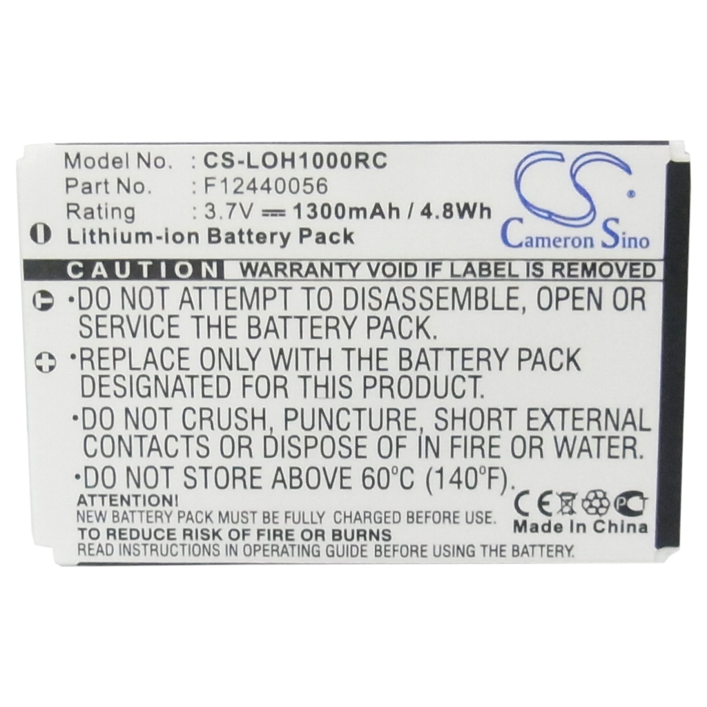 Battery Replaces F12440056