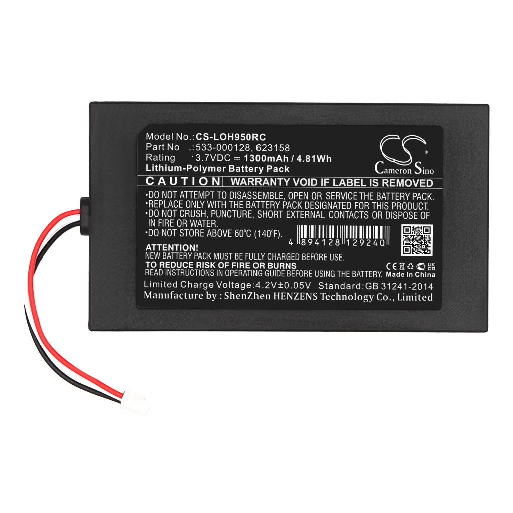 Sostituzione della batteria compatibile per Logitech 533-000128,623158