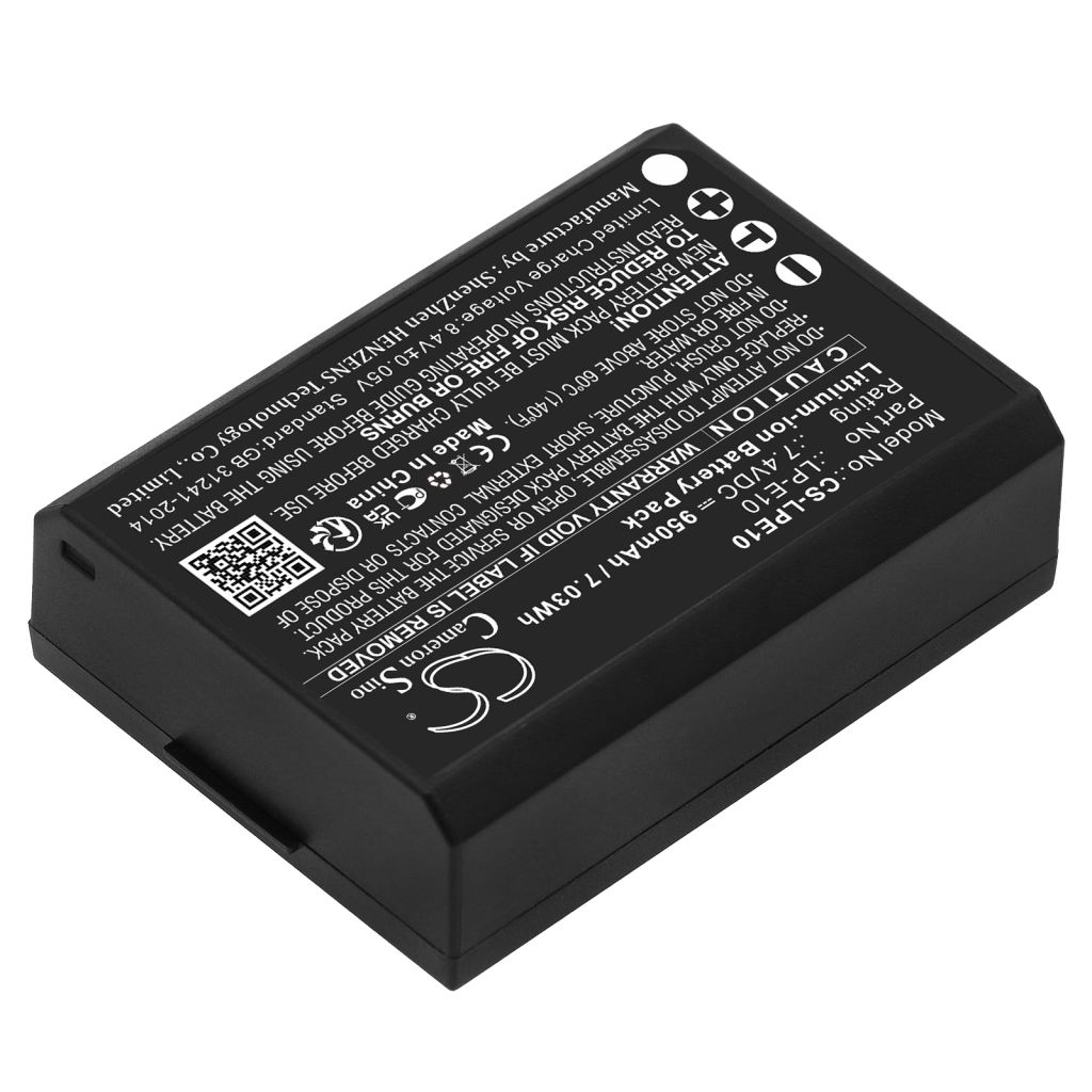 Sostituzione della batteria compatibile per Canon LP-E10