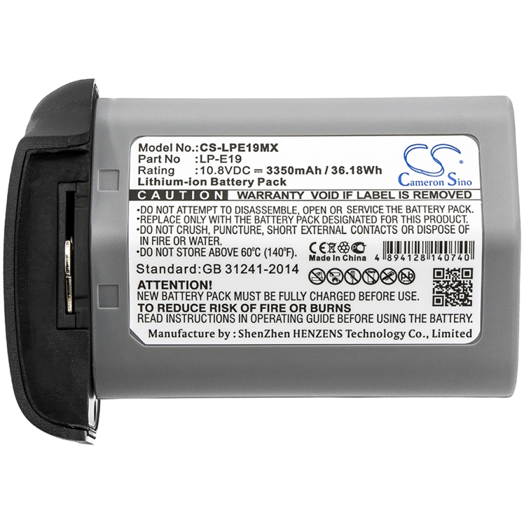 Sostituzione della batteria compatibile per Canon LP-E19