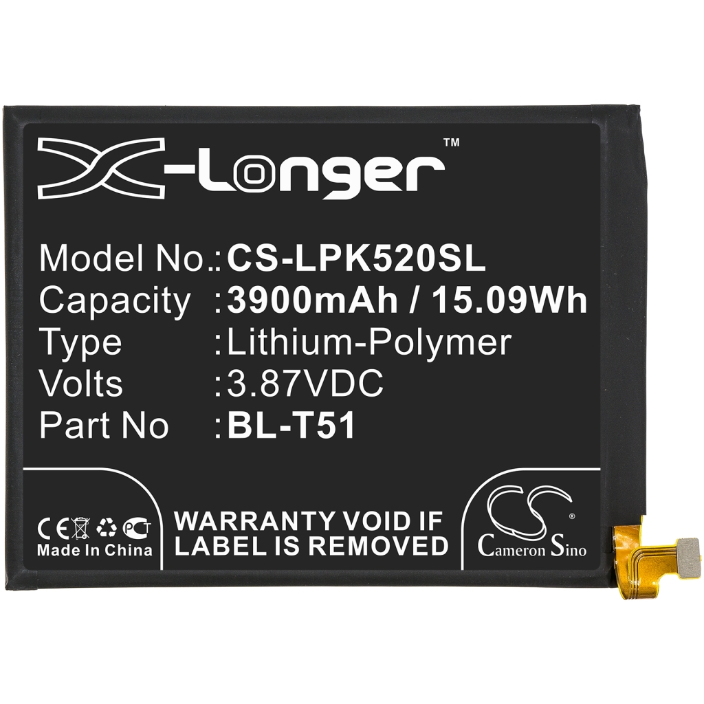 Batteria del telefono cellulare LG K520EMW (CS-LPK520SL)