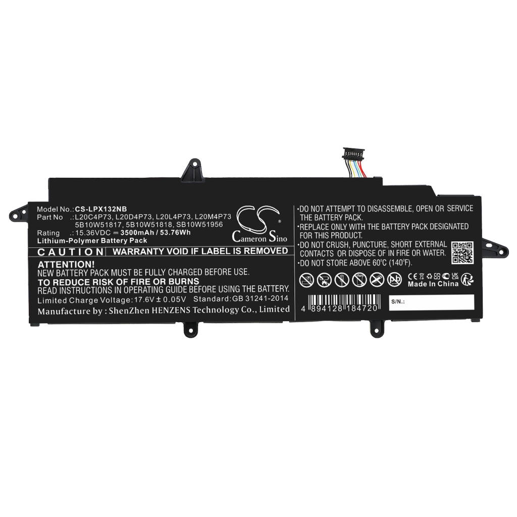 Batterie Sostituisce L20D3P72