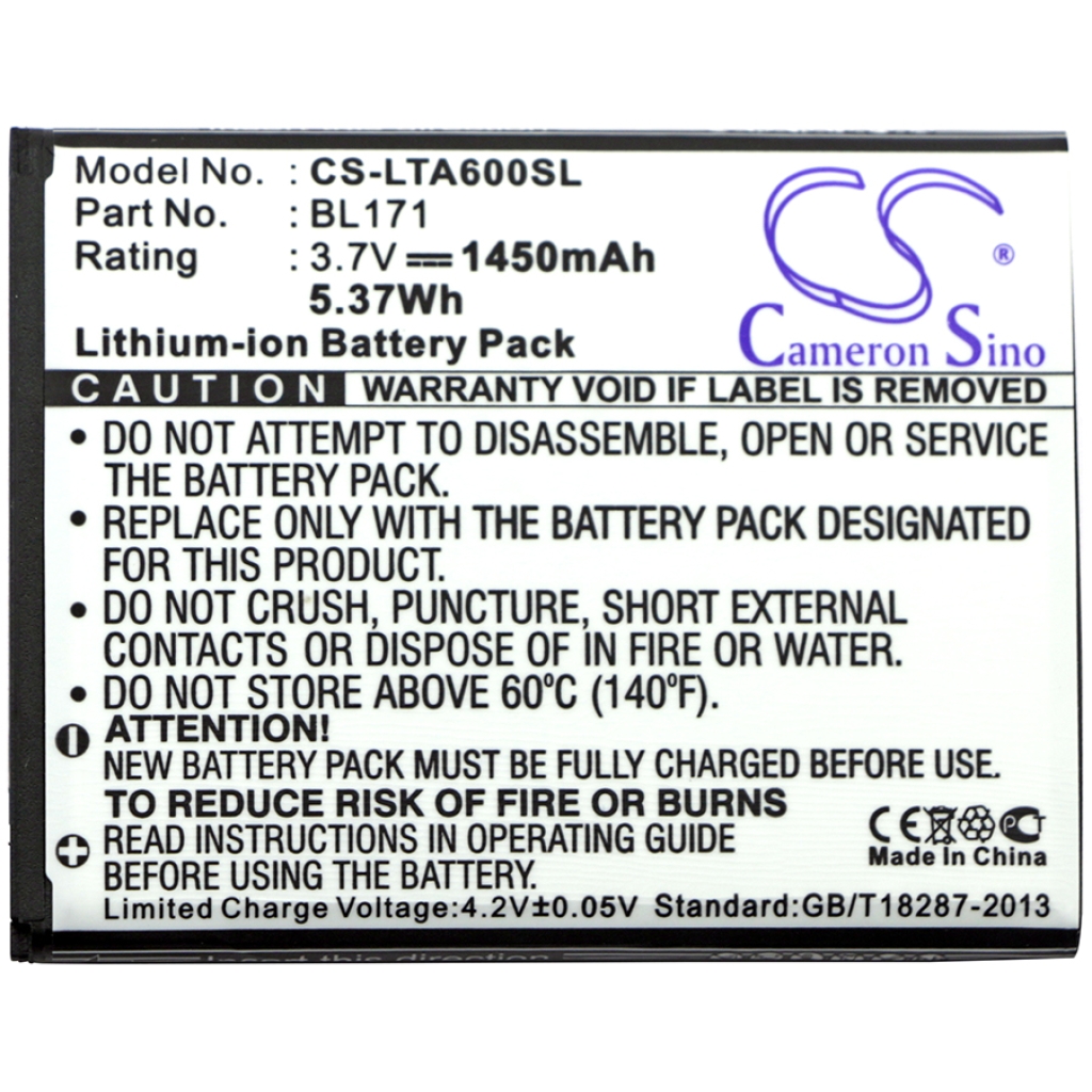 Battery Replaces BL171