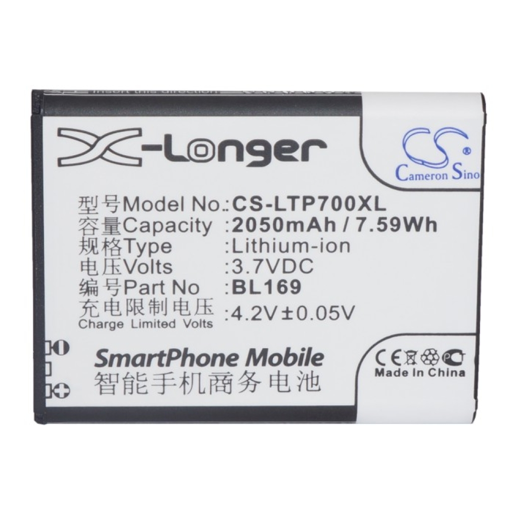 Batteria del telefono cellulare Lenovo A789