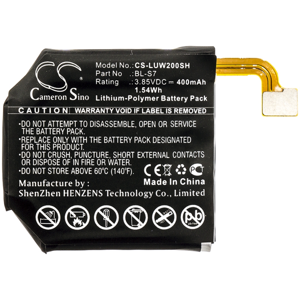 Smartwatch Battery Lg W200