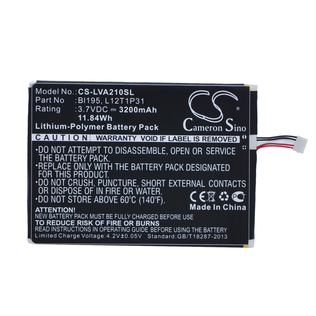 Sostituzione della batteria compatibile per LENOVO BL195,L12T1P31