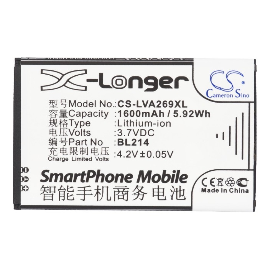 Batteria del telefono cellulare Lenovo A66