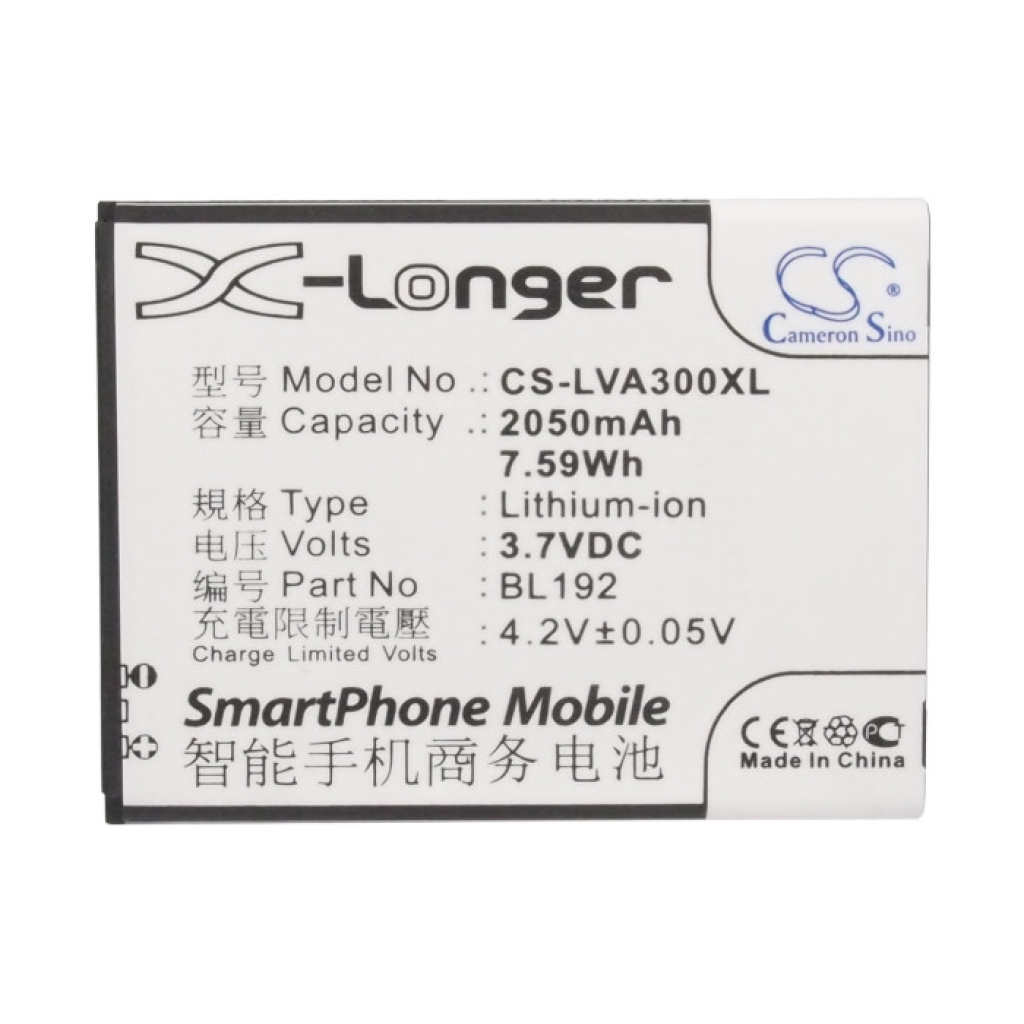 Batteria del telefono cellulare Lenovo A750