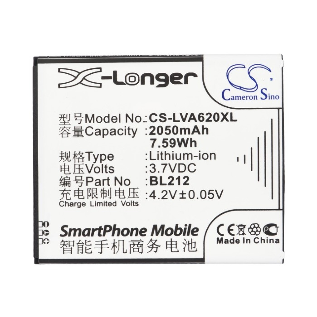 Batteria del telefono cellulare Lenovo A628T