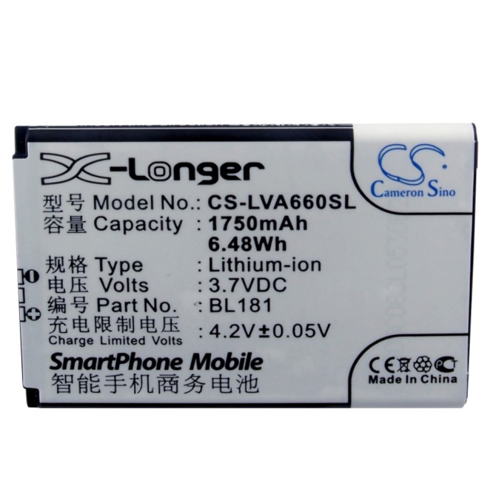 Batteria del telefono cellulare Lenovo A66T