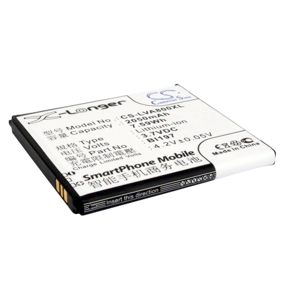 Batteria del telefono cellulare Lenovo S870e