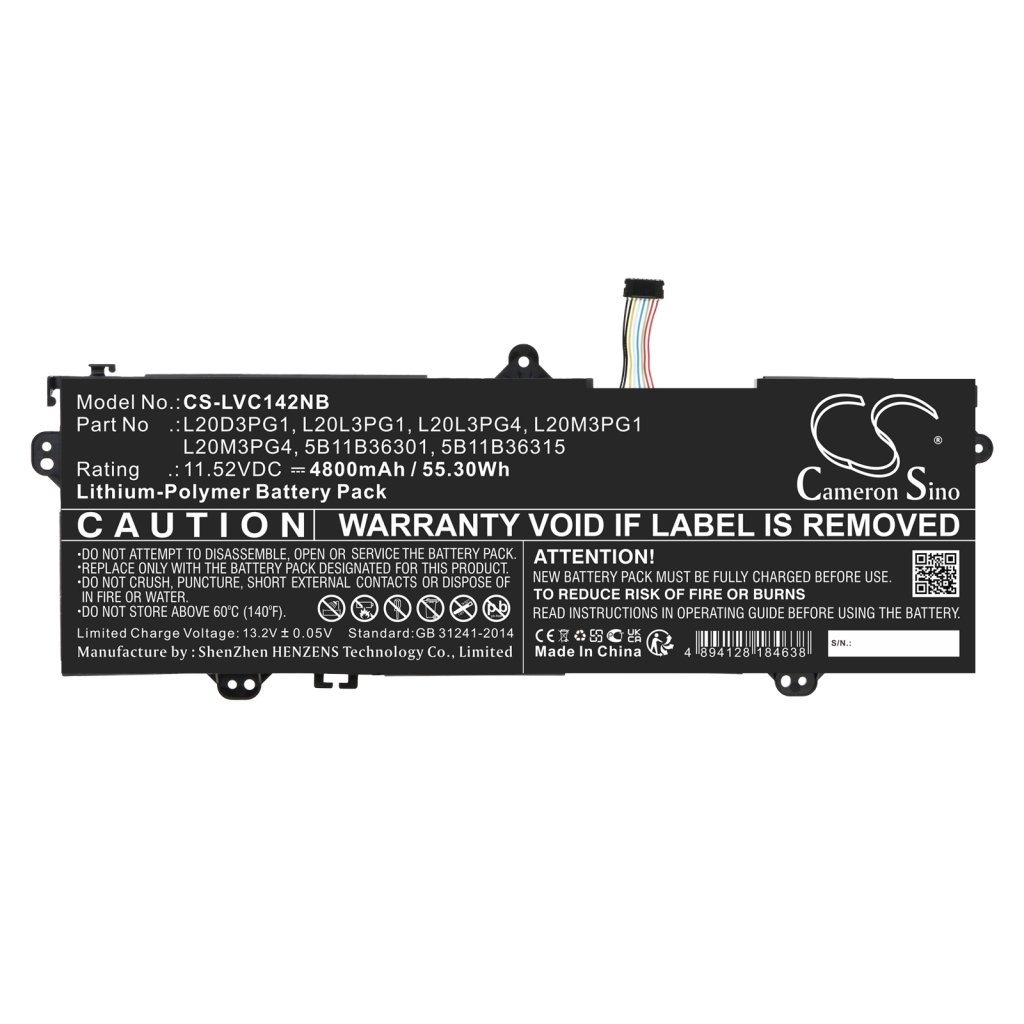 Batterie Sostituisce L20L3PG4