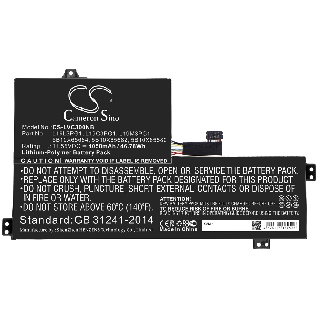 Batterie Sostituisce L17C3PG0