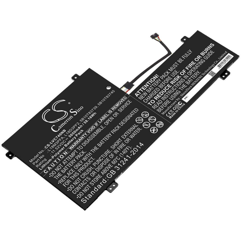 Batterie Sostituisce 5B10T83740