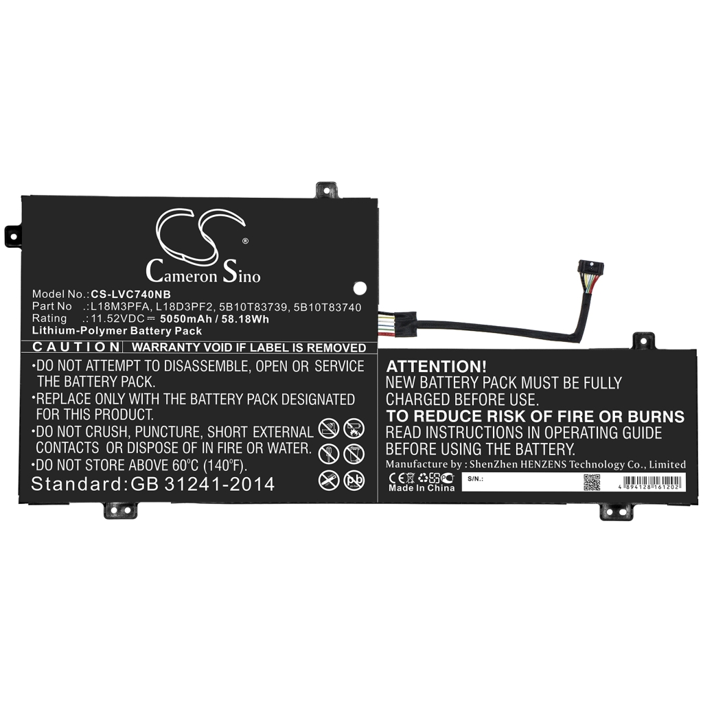 Batteria notebook Lenovo Yoga C740-15IML