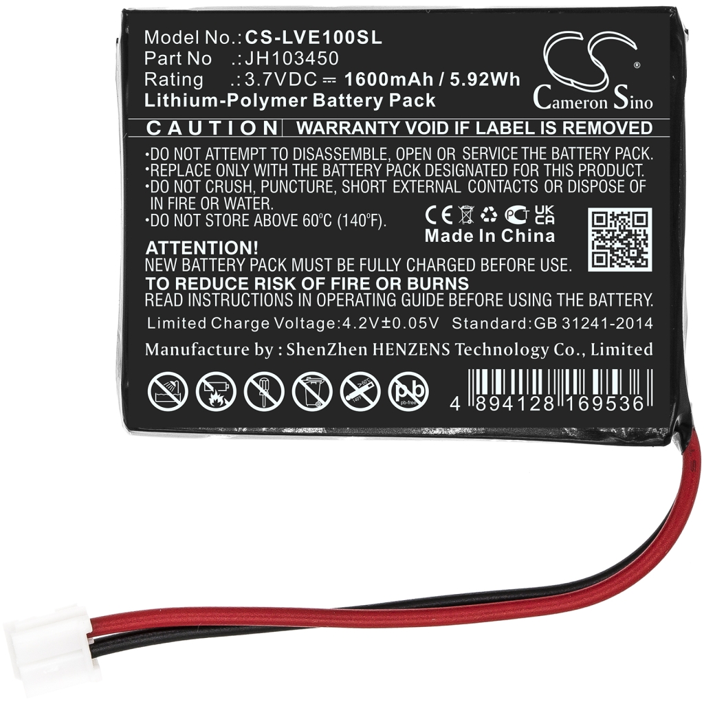 Batteria del telefono cellulare Levana CS-LVE100SL