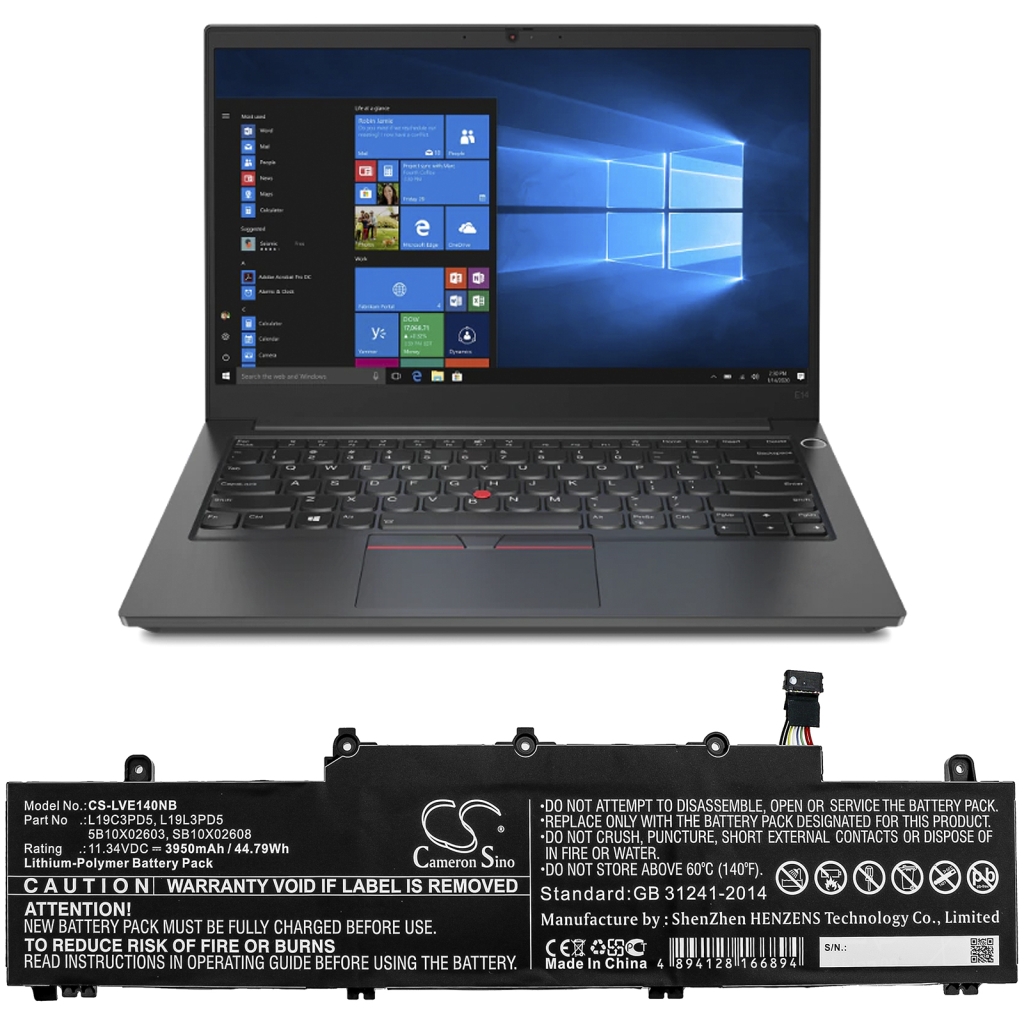 Batteria notebook Lenovo CS-LVE140NB