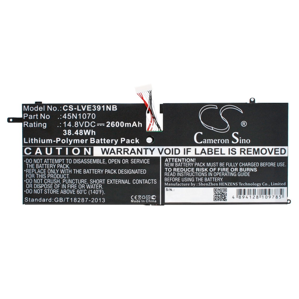 Notebook battery Lenovo CS-LVE391NB