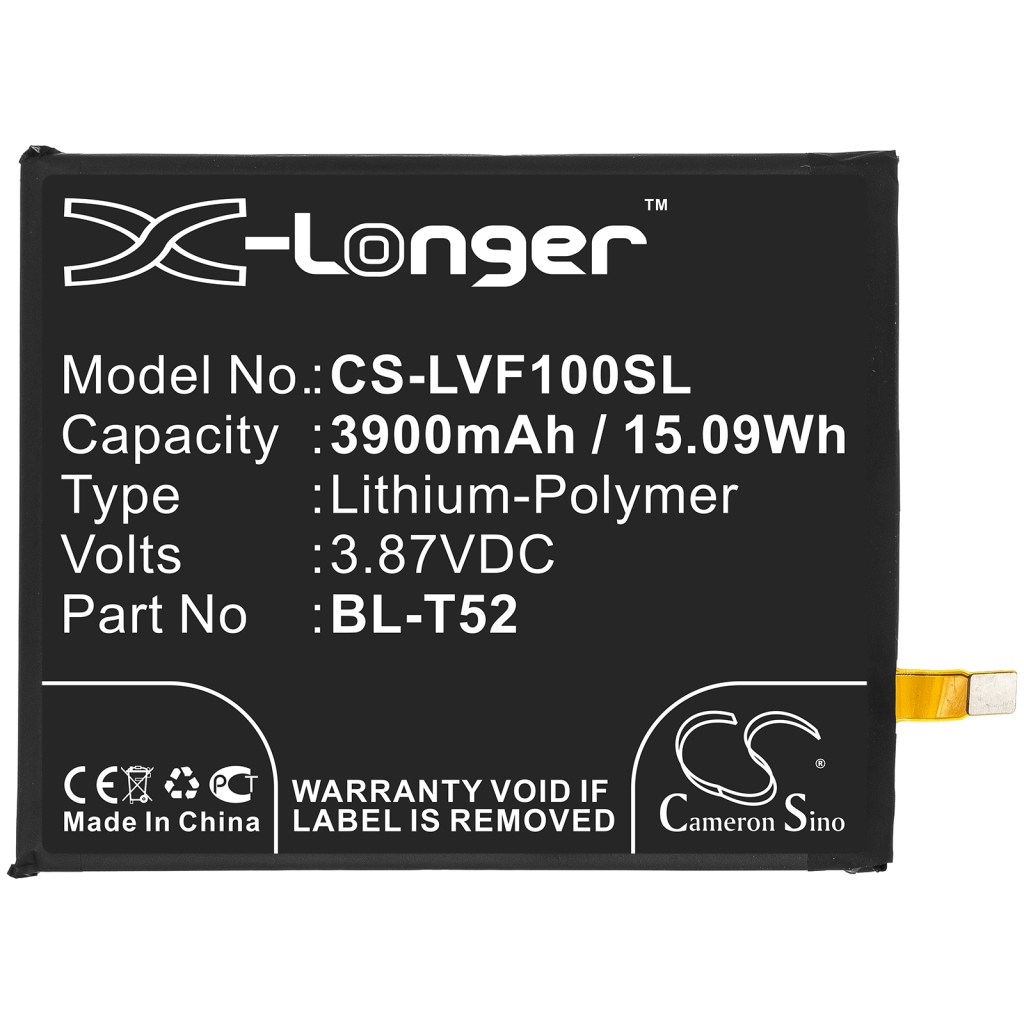 Batteria del telefono cellulare LG F100EMW (CS-LVF100SL)